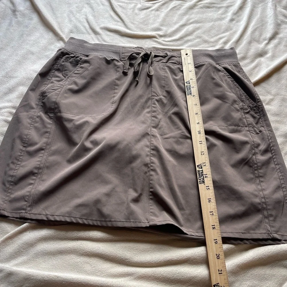 Caffe’ Marrakesh brown athletic comfort skirt skort - Picture 9 of 9